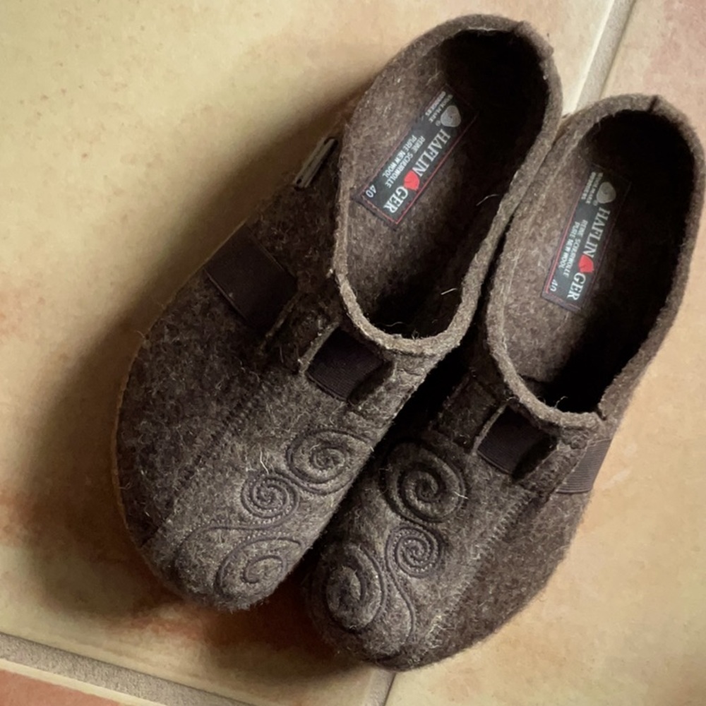 Haflinger “Spirit” wool clogs